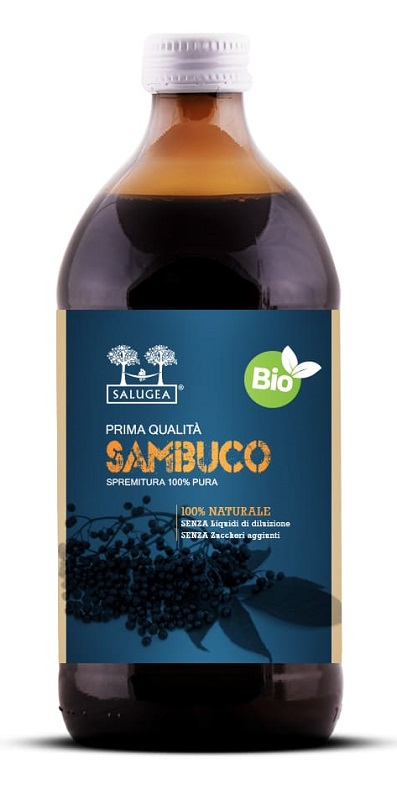 SALUGEA SUCCO SAMBUCO BIO 500 ML - Farmacia De Pasquale