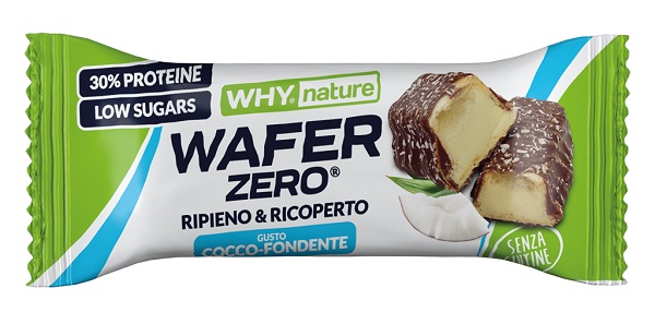 WHYNATURE WAFER ZERO COCCO FONDENTE 35 G - Farmacia De Pasquale