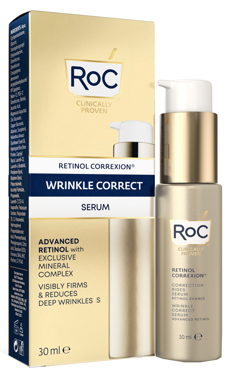 ROC RETINOL CORREXION WRINKLE CORRECT SIERO 30 ML - Farmacia De Pasquale