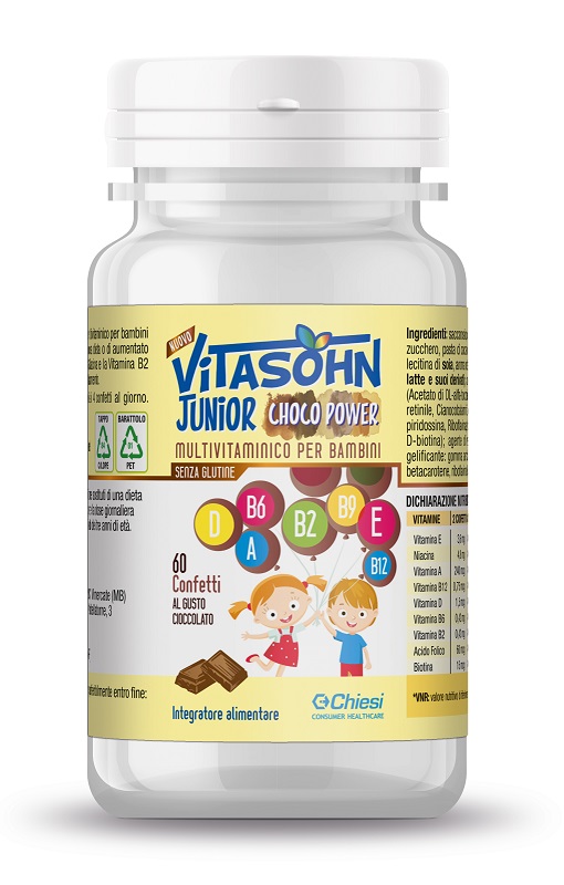 VITASOHN JUNIOR CHOCO POWER 60 CONFETTI - Farmacia De Pasquale