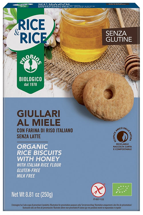 PROBIOS BISCOTTI GIULLARI MIELE 250 G - Farmacia De Pasquale