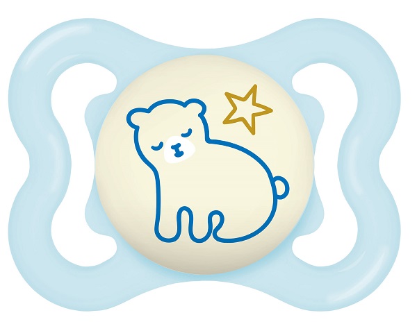 MAM SUCCHIETTO SUPREME NIGHT 2-6 SILICONE SINGLE BOX MASCHIO - Farmacia De Pasquale