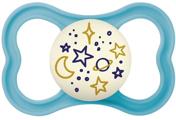 MAM SUCCHIETTO SUPREME NIGHT 6+ SILICONE SINGLE BOX MASCHIO - Farmacia De Pasquale