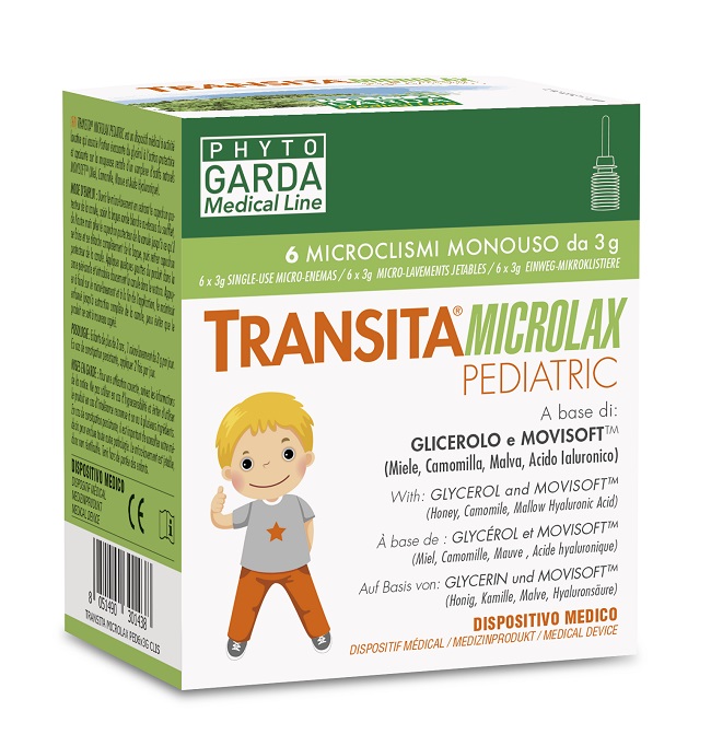 TRANSITA MICROLAX PEDIATRIC 6 MICROCLISMI DA 3 G - Farmacia De Pasquale