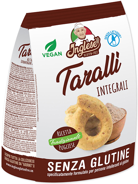 INGLESE TARALLI INTEGRALI 180 G - Farmacia De Pasquale