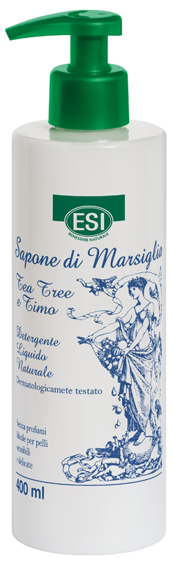 ESI SAPONE MARSIGLIA TEA TREE E TIMO 400 ML - Farmacia De Pasquale