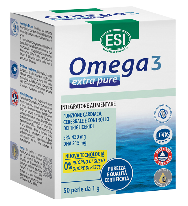 ESI OMEGA 3 EXTRA PURE 50 PERLE - Farmacia De Pasquale