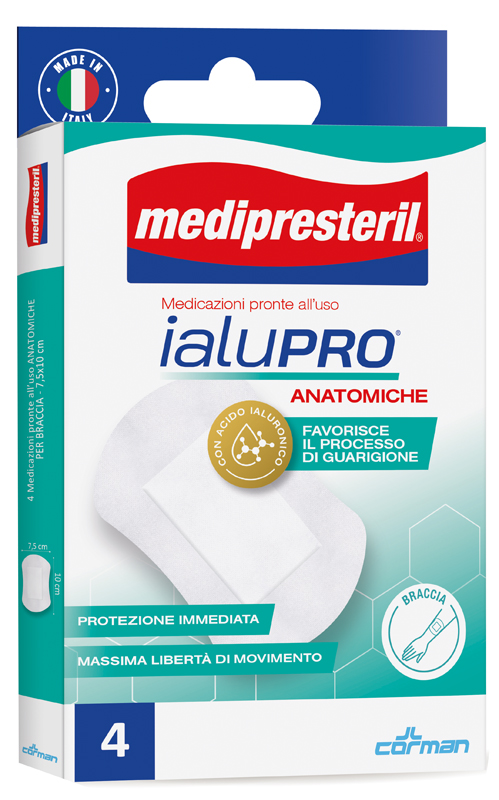 MEDIPRESTERIL IALUPRO BRACCIA 7,5X10 CM 4 PEZZI - Farmacia De Pasquale