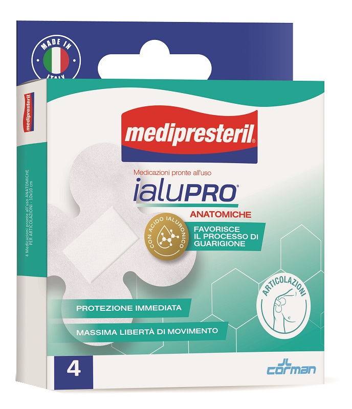 MEDIPRESTERIL IALUPRO ARTICOLAZIONI 10X10 CM 4 PEZZI - Farmacia De Pasquale