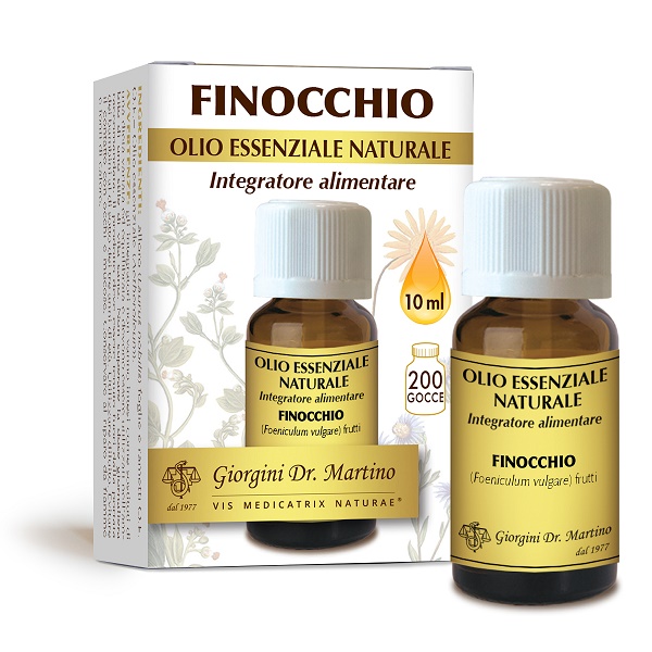 FINOCCHIO OLIO ESSENZIALE NATURALE 10 ML - Farmacia De Pasquale