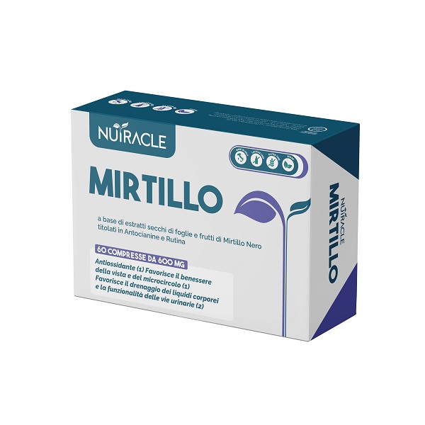 NUTRACLE MIRTILLO 60 COMPRESSE DA 600 MG - Farmacia De Pasquale