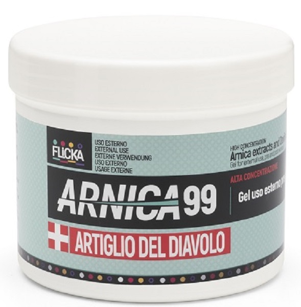 ARNICA GEL 99 + ARTIGLIO DEL DIAVOLO BARATTOLO 500 ML - Farmacia De Pasquale