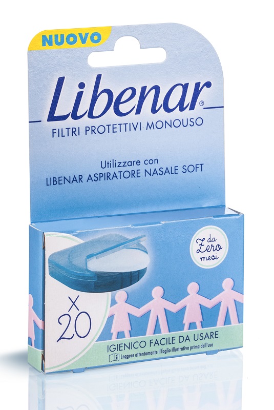 LIBENAR ASPIRATORE NASALE SOFT FILTRI 20 PEZZI - Farmacia De Pasquale
