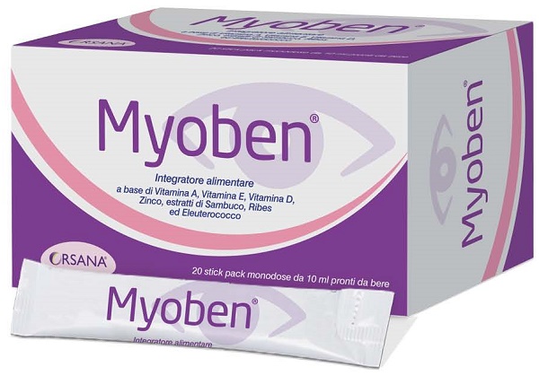 MYOBEN 20 STICK PACK MONODOSE DA 10 ML - Farmacia De Pasquale