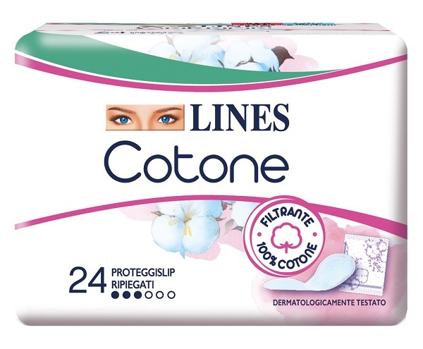 LINES COTONE BIO SALVASLIP RIPIEGATI 24 PEZZI - Farmacia De Pasquale