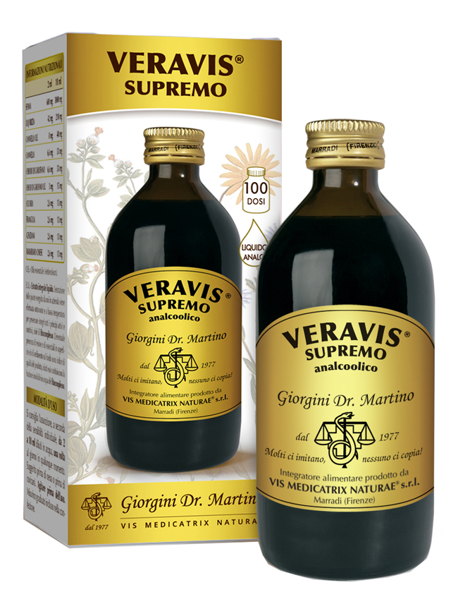 VERAVIS SUPREMO ANALCOOLICO 200 ML - Farmacia De Pasquale