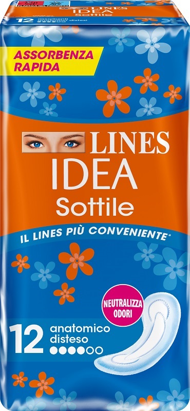 LINES IDEA SOTTILI ANATOMICI 12 PEZZI - Farmacia De Pasquale
