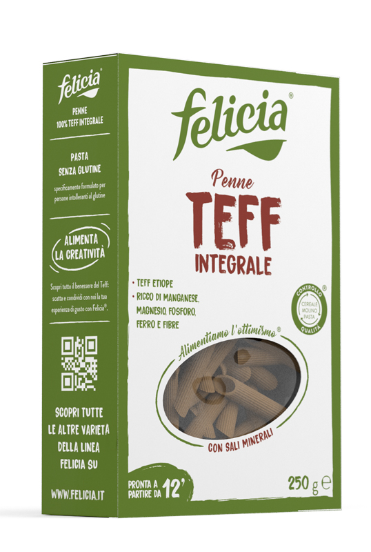 FELICIA PENNE TEFF INTEGRALE 250 G - Farmacia De Pasquale