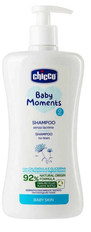 CHICCO BABY MOMENTS SHAMPOO SENZA LACRIME 500 ML - Farmacia De Pasquale
