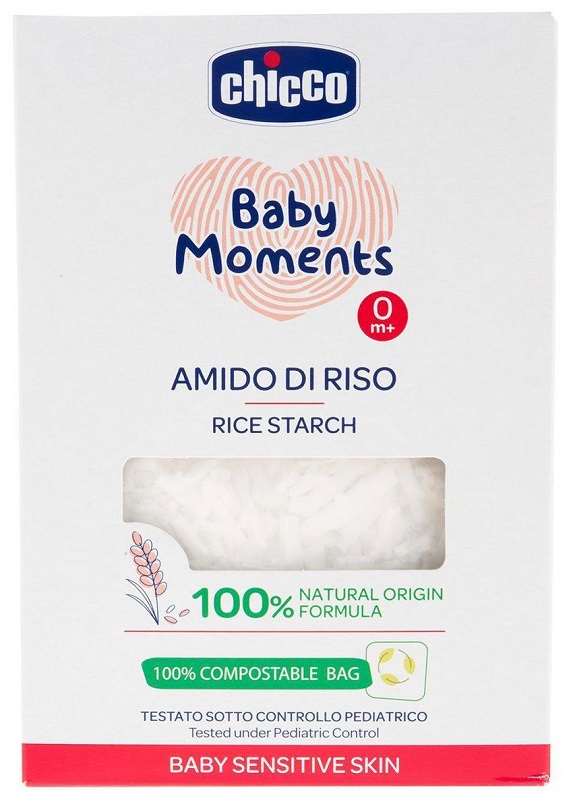 CHICCO BABY MOMENTS AMIDO DI RISO SENS 250 G - Farmacia De Pasquale