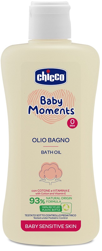 CHICCO BABY MOMENTS OLIO BAGNO SENS 200 ML - Farmacia De Pasquale