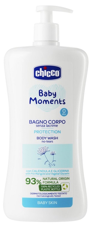 CHICCO BABY MOMENTS BAGNO CORPO SENZA LACRIME PROTECTION 750 ML - Farmacia De Pasquale