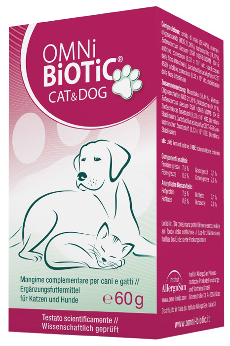 OMNI BIOTIC CAT&DOG BARATTOLO 60 G - Farmacia De Pasquale