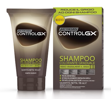 JUST FOR MEN CONTROL GX SHAMPOO COLORANTE GRADUALE 150 ML - Farmacia De Pasquale