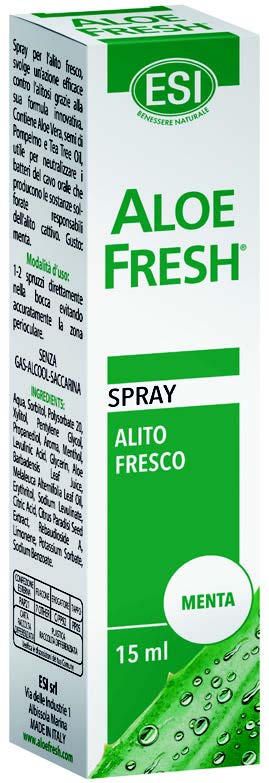 ESI ALOE FRESH SPRAY ALITO MENTA FORTE 15 ML - Farmacia De Pasquale