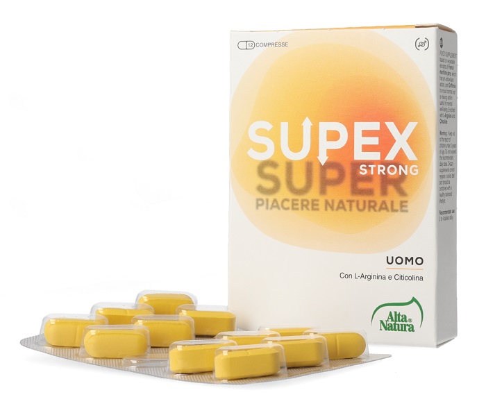 SUPEX STRONG UOMO 12 COMPRESSE - Farmacia De Pasquale