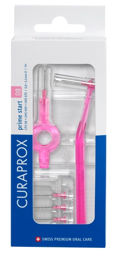 CURAPROX CPS 08 SCOVOLINO PRIME START 08 PINK 5 PEZZI - Farmacia De Pasquale