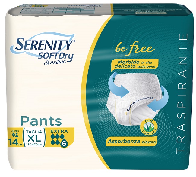SERENITY PANTS SD SENSITIVE EXTRA XL 14 PEZZI - Farmacia De Pasquale