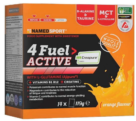 4 FUEL> ACTIVE 14 BUSTINE ORANGE FLAVOUR - Farmacia De Pasquale