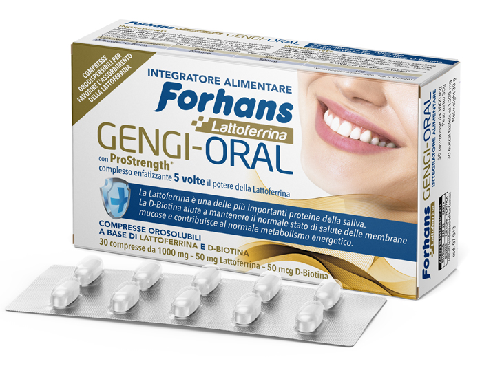 FORHANS LATTOFERRINA GENGI ORAL 30 COMPRESSE - Farmacia De Pasquale
