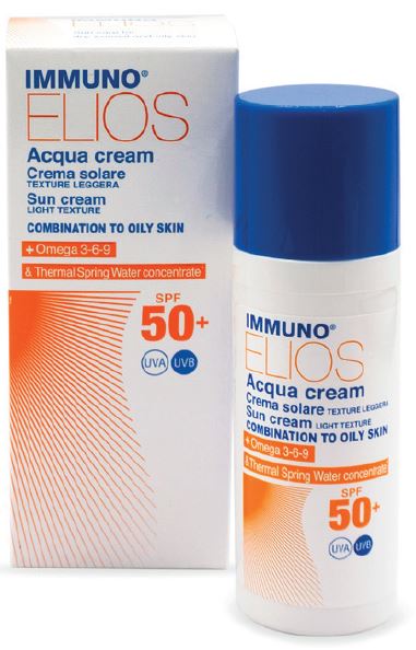IMMUNO ELIOS ACQUA CREAM SPF50+ OILY SKIN 40 ML - Farmacia De Pasquale