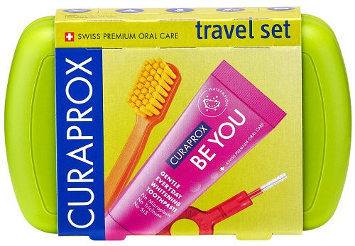 CURAPROX TRAVEL SET GREEN - Farmacia De Pasquale