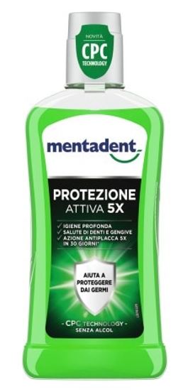 MENTADENT COLLUTORIO PROTEZIONE ATTIVA 400 ML - Farmacia De Pasquale