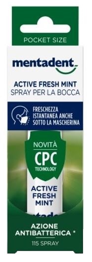 MENTADENT ACTIVE FRESH MINT 15 ML - Farmacia De Pasquale