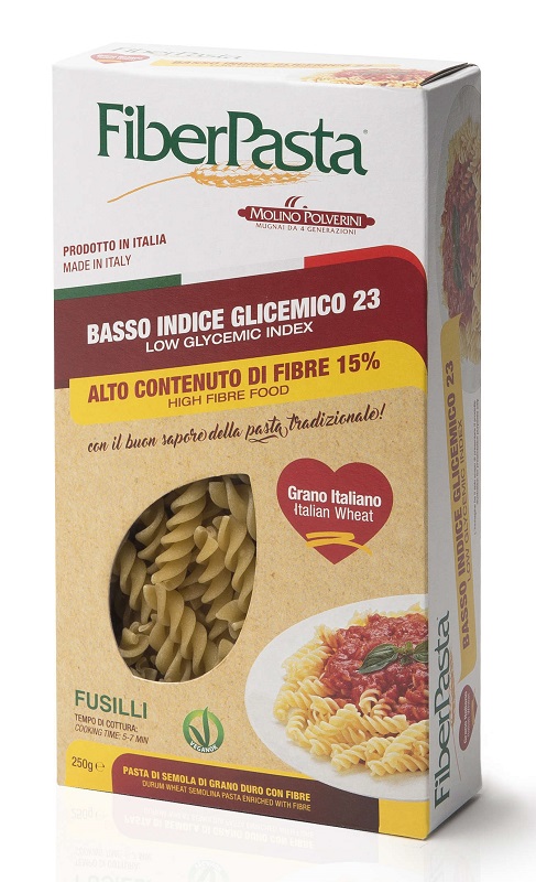 FIBERPASTA FUSILLI BASSO INDICE GLICEMICO 250 G - Farmacia De Pasquale
