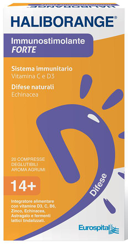 HALIBORANGE IMMUNOSTIMOLANTE FORTE 20 COMPRESSE - Farmacia De Pasquale