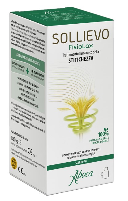 SOLLIEVO FISIOLAX SCIROPPO 180 G - Farmacia De Pasquale