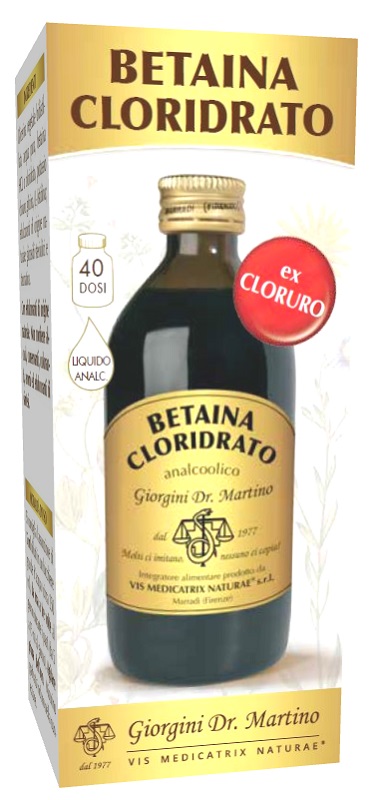 BETAINA CLORIDRATO LIQUIDO ANALCOLICO 200 ML - Farmacia De Pasquale