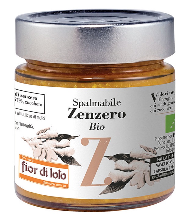 FIOR DI LOTO ZENZERO SPALMABILE 190 G - Farmacia De Pasquale