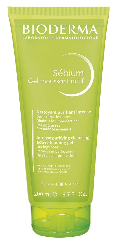 SEBIUM GEL MOUSSANT ACTIF 200 ML - Farmacia De Pasquale