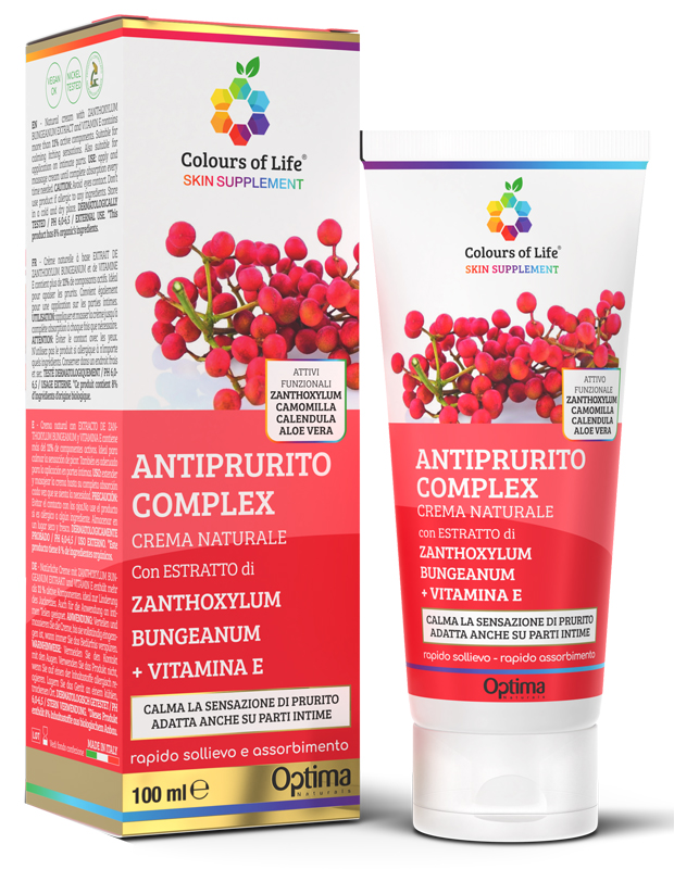 COLOURS OF LIFE SKIN SUPPLEMENTE ANTIPRURITO COMPLEX CREMA 100 ML - Farmacia De Pasquale