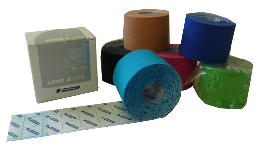 FARMABAN LENO K TAPE BLU CM 5 X 5 M CEROTTO NEUROMUSCOLARE - Farmacia De Pasquale