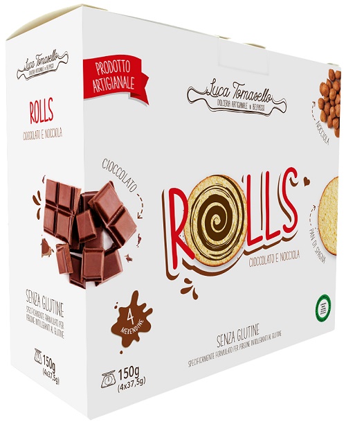 ROLLS MERENDINA CIOCCOLATO NOCCIOLA 150 G - Farmacia De Pasquale