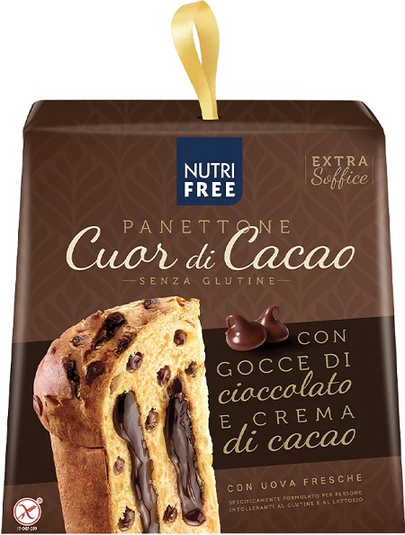 NUTRIFREE PANETTONE CUOR DI CACAO 680 G - Farmacia De Pasquale