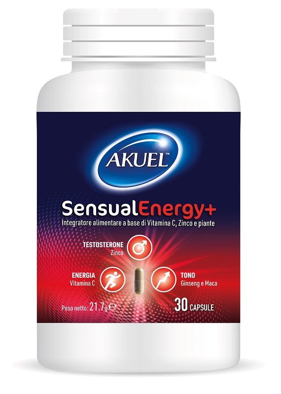 AKUEL SENSUAL ENERGY+ 30 CAPSULE - Farmacia De Pasquale