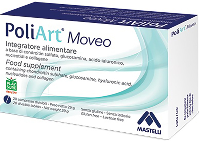 POLIART MOVEO 20 COMPRESSE DIVISIBILI NON RIVESTITE - Farmacia De Pasquale